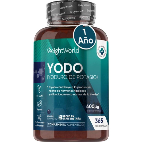 WeightWorld yodo, 365 comprimidos