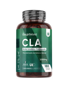 WeightWorld CLA con aceite de cártamo, 180 cápsulas