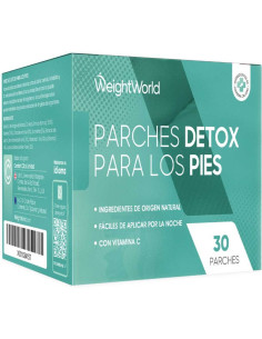 WeightWorld Detox parches para pies, 30 unidades