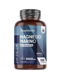 WeightWorld magnesio marino Aquamin 360 mg, 180 cápsulas