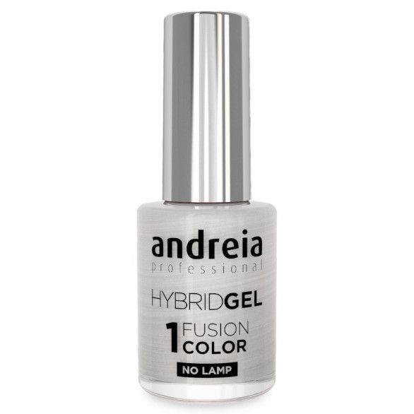 Andreia Hybrid Gel Charmed H93 esmalte blanco metálico