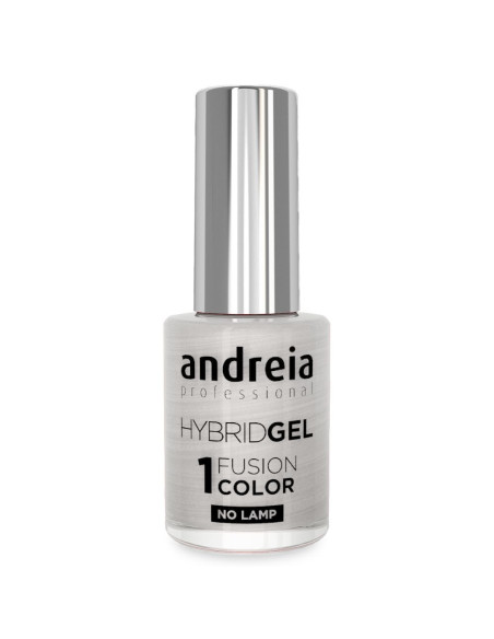 Andreia Hybrid Gel Charmed H93 esmalte blanco metálico
