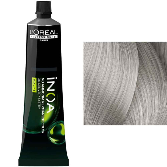 L’Oréal iNOA 10.1 rubio extraclaro ceniza sin amoníaco, 60 ml