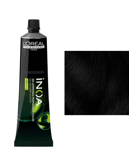 L’Oréal iNOA 1 negro natural sin amoníaco, 60 ml