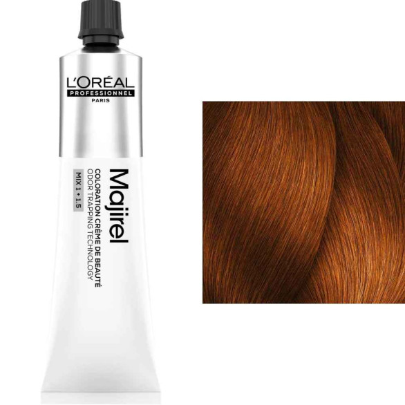 Coloración L’Oréal Professionnel Majirel 6.45 rubio oscuro cobrizo caoba 60 ml