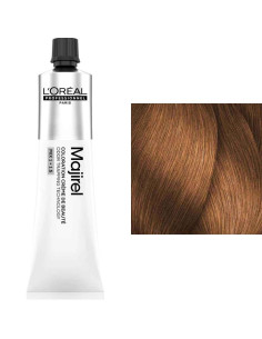 Coloración L’Oréal Professionnel Majirel 8.34 rubio claro dorado cobrizo 60 ml