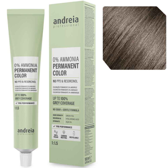 Andreia 0% Ammonia 6.71 rubio oscuro chocolate ceniza 100 ml