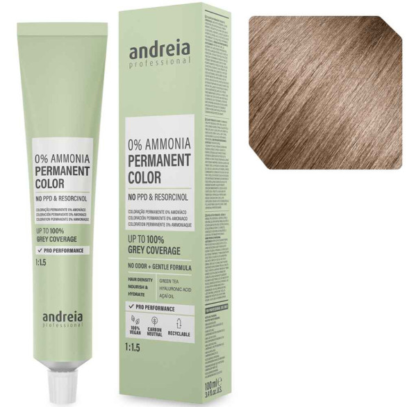 Andreia 0% Ammonia 8.0 rubio claro 100 ml