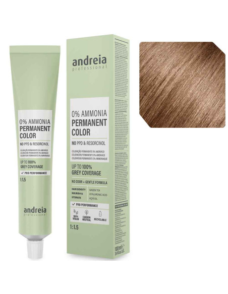 Andreia 0% Ammonia 7.3 rubio medio dorado 100 ml