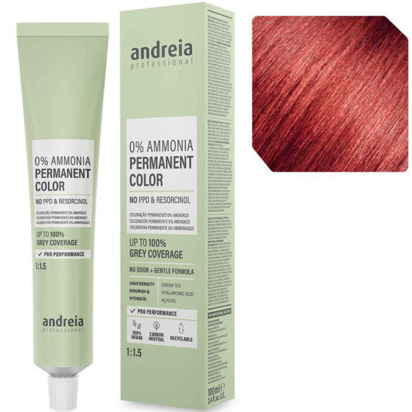 Andreia 0% Ammonia 7.54 rubio medio caoba cobrizo 100 ml