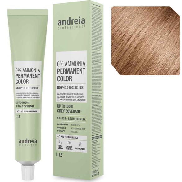 Andreia 0% Ammonia 8.3 rubio claro dorado 100 ml