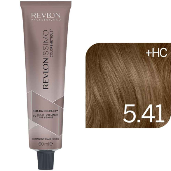 Revlonissimo Colorsmetique 5.41 castaño claro cobrizo ceniza 60 ml