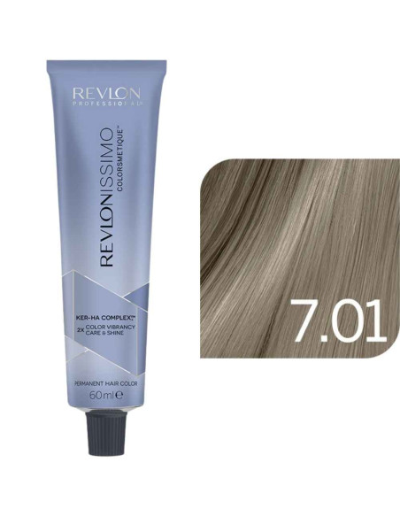 Revlonissimo Colorsmetique 7.01 rubio medio natural ceniza 60 ml