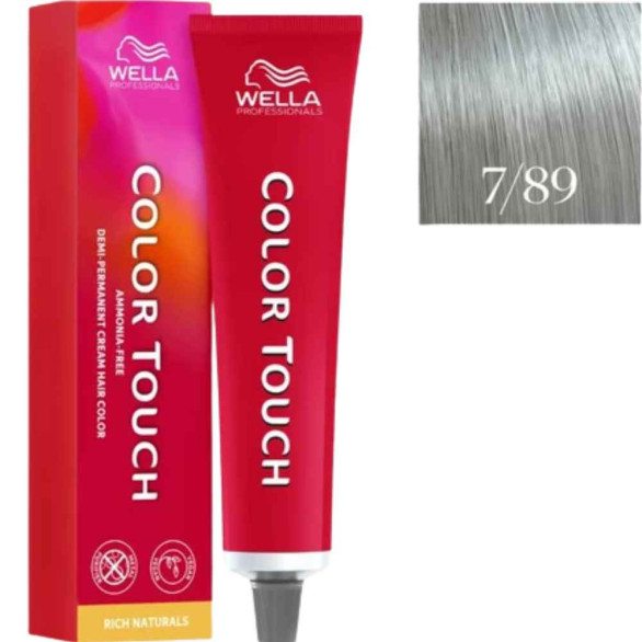 Wella Color Touch naturales intensos 7/89 rubio medio perla cendré 60 ml