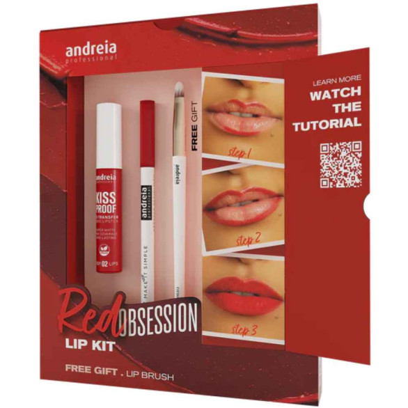 Andreia Red Obsession Lip Kit