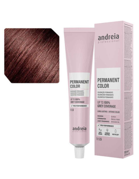 Andreia Permanent Color 4.7M castaño medio tabaco caoba 100 ml