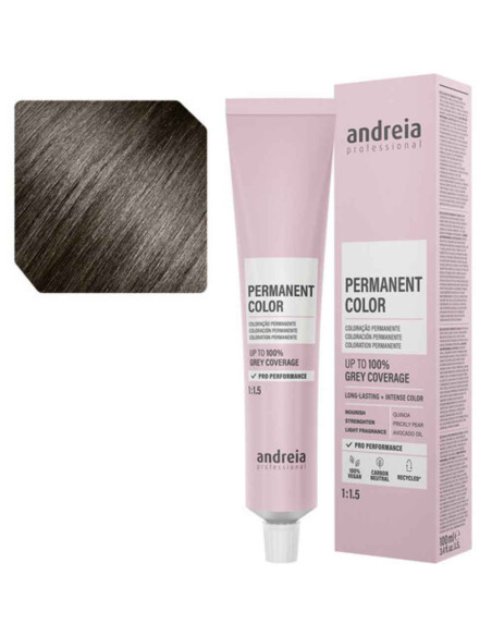 Andreia Permanent Color 5.02 castaño claro natural frío 100 ml