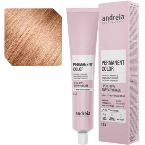 Andreia Permanent Color 9.37 rubio muy claro dorado tabaco 100 ml