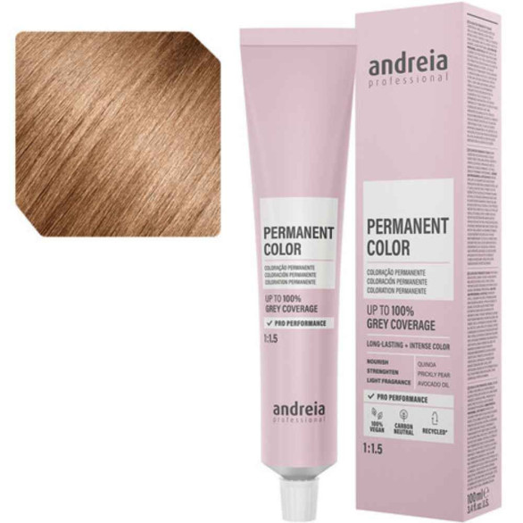 Andreia Permanent Color 8.03 rubio claro natural cálido 100 ml