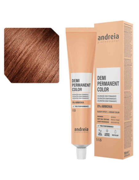 Andreia Demi Permanent Color 6.41 rubio oscuro naranja frío 100 ml