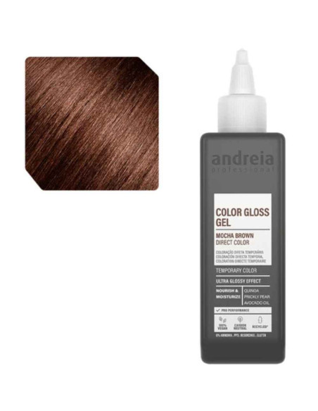 Andreia Color Gloss Gel Mocha Brown castaño moca 200 ml