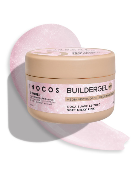 Inocos Shimmer gel constructor rosa suave lechoso 50 g