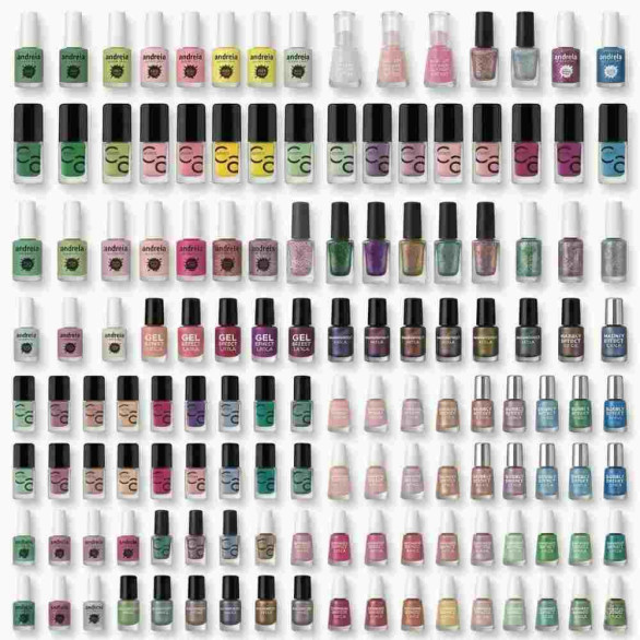 Pack profesional de 100 esmaltes surtidos de varias marcas