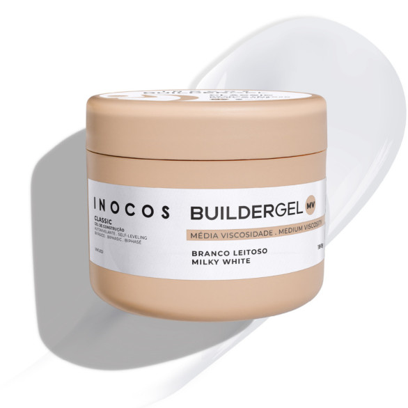 Inocos gel constructor blanco lechoso viscosidad media 180 g