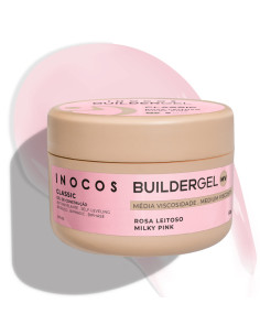 Inocos gel constructor rosa lechoso viscosidad media 50 g