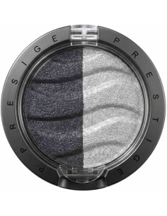 Prestige CD-05 Zebra dúo sombra de ojos negro y plata 2,2 g