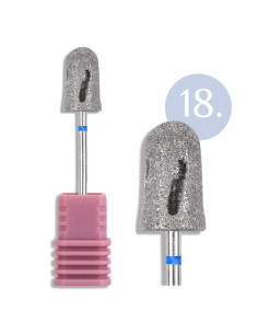 Inocos fresa de pedicura nº18 cónica redondeada grano medio