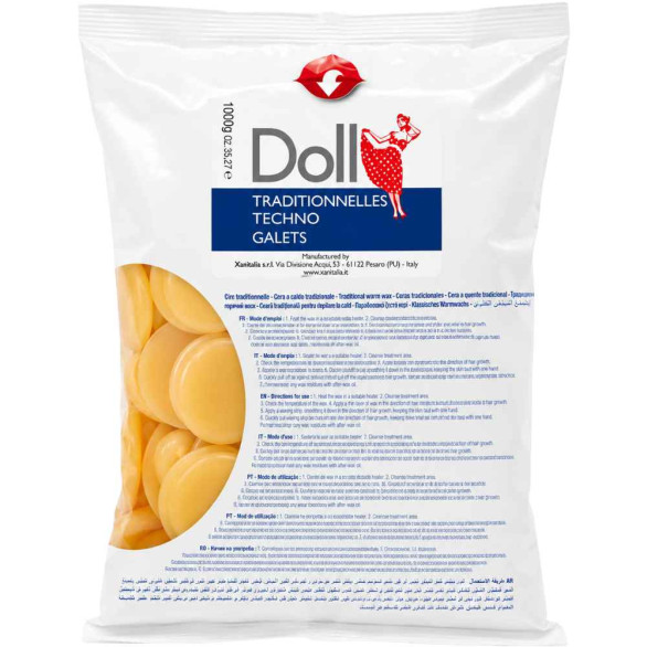 Doll cera caliente de miel en discos 1 kg