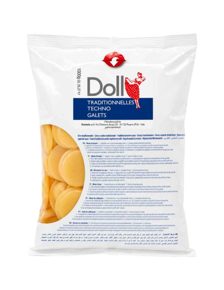Doll cera caliente de miel en discos 1 kg