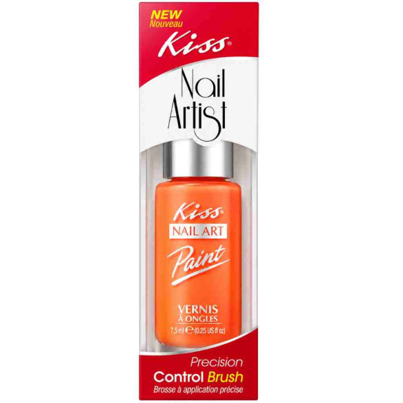KISS Nail Art kit Neon Orange