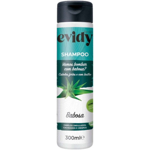 Evidy Babosa champú de aloe vera 300 ml