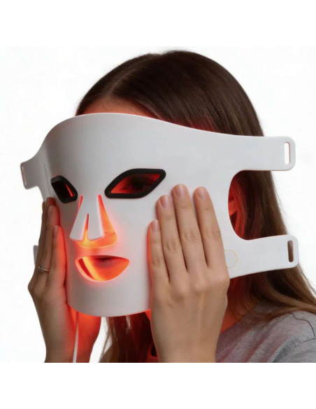 Wellbeinn Redinn Mask LED facial 633 nm y 830 nm