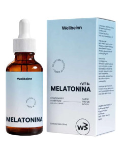Wellbeinn melatonina líquida sublingual con B6 50 ml