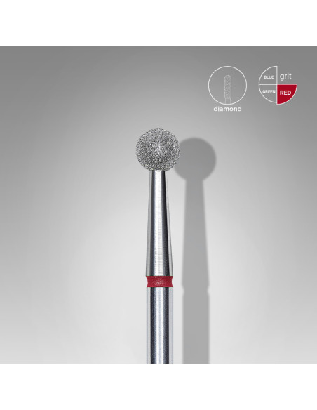 STALEKS PRO EXPERT fresa diamantada Ball esférica roja 4 mm
