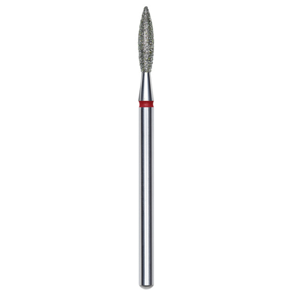 STALEKS PRO EXPERT fresa diamantada Flame llama roja 2,3 mm × 10 mm