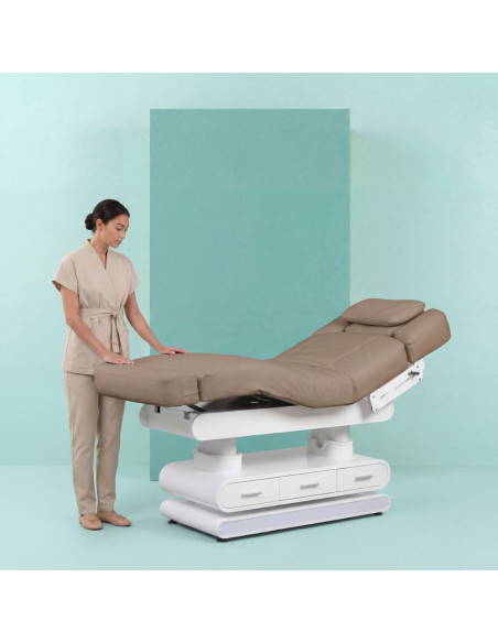 Weelko POST+ camilla spa 4 motores con calor beige