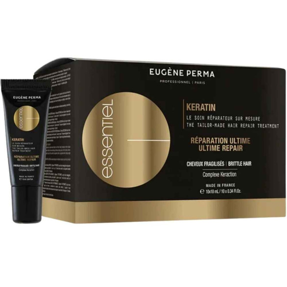 Eugène Perma ESSENTIEL Keratin Gold tratamiento 10 × 10 ml