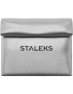 STALEKS neceser plateado ecopiel L