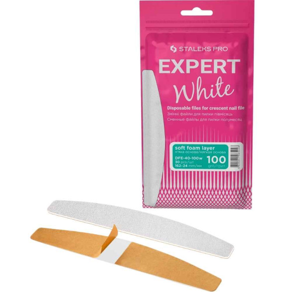 STALEKS PRO EXPERT 40 limas adhesivas 100 grit, 30 unidades