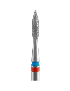 STALEKS PRO EXPERT fresa diamantada DUO Flame llama roja-azul 2,1 mm × 8 mm