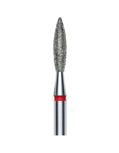 STALEKS PRO EXPERT fresa diamantada Flame llama roja 2,3 mm × 10 mm