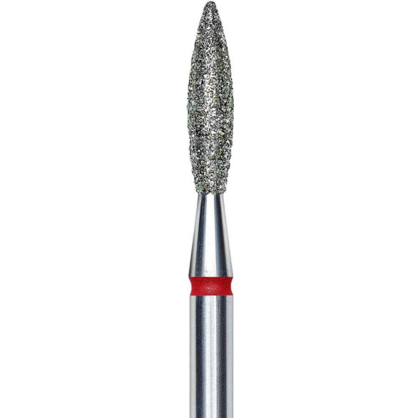 STALEKS PRO EXPERT fresa diamantada Flame llama roja 2,3 mm × 10 mm
