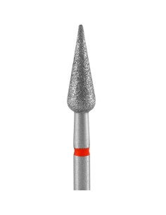 STALEKS PRO EXPERT fresa diamantada Sharp Pear pera puntiaguda roja 4 mm × 12 mm