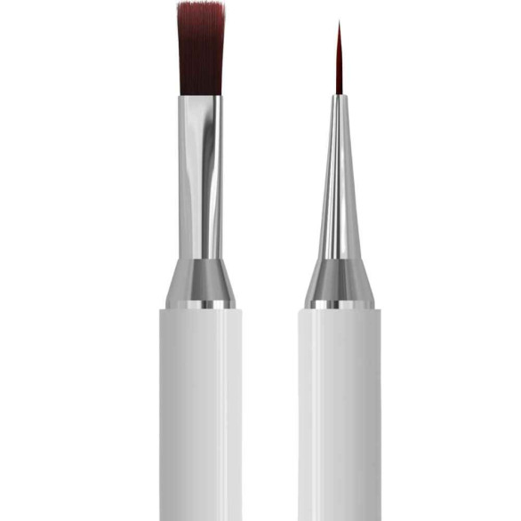 STALEKS EXCLUSIVE 08/03 pincel doble gel 10 mm y Liner 10 mm