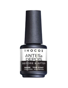 Inocos Antes e Depois base y top coat 2 en 1, 15 ml