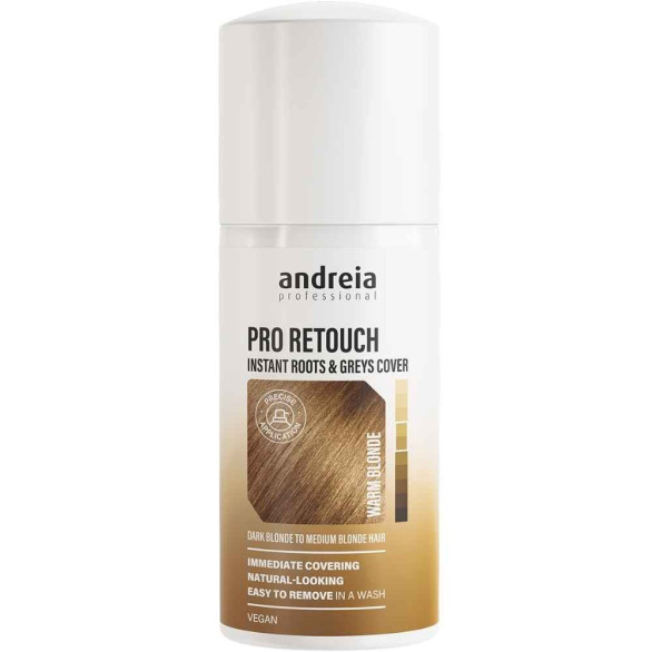 Andreia Professional Pro Retouch Rubio Cálido – Spray Cubre Raíces y Canas